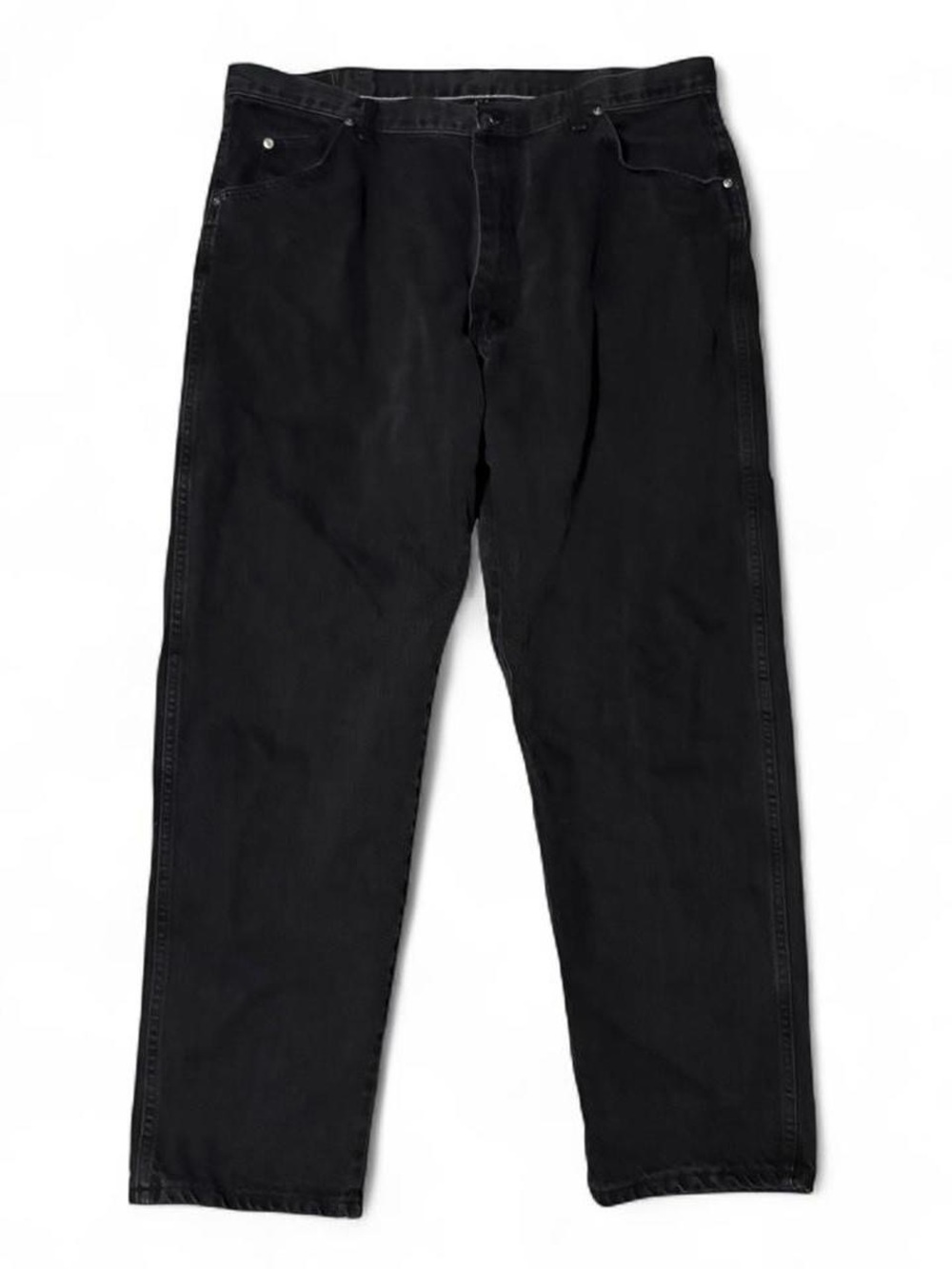 Wrangler Black Straight-Leg Jeans